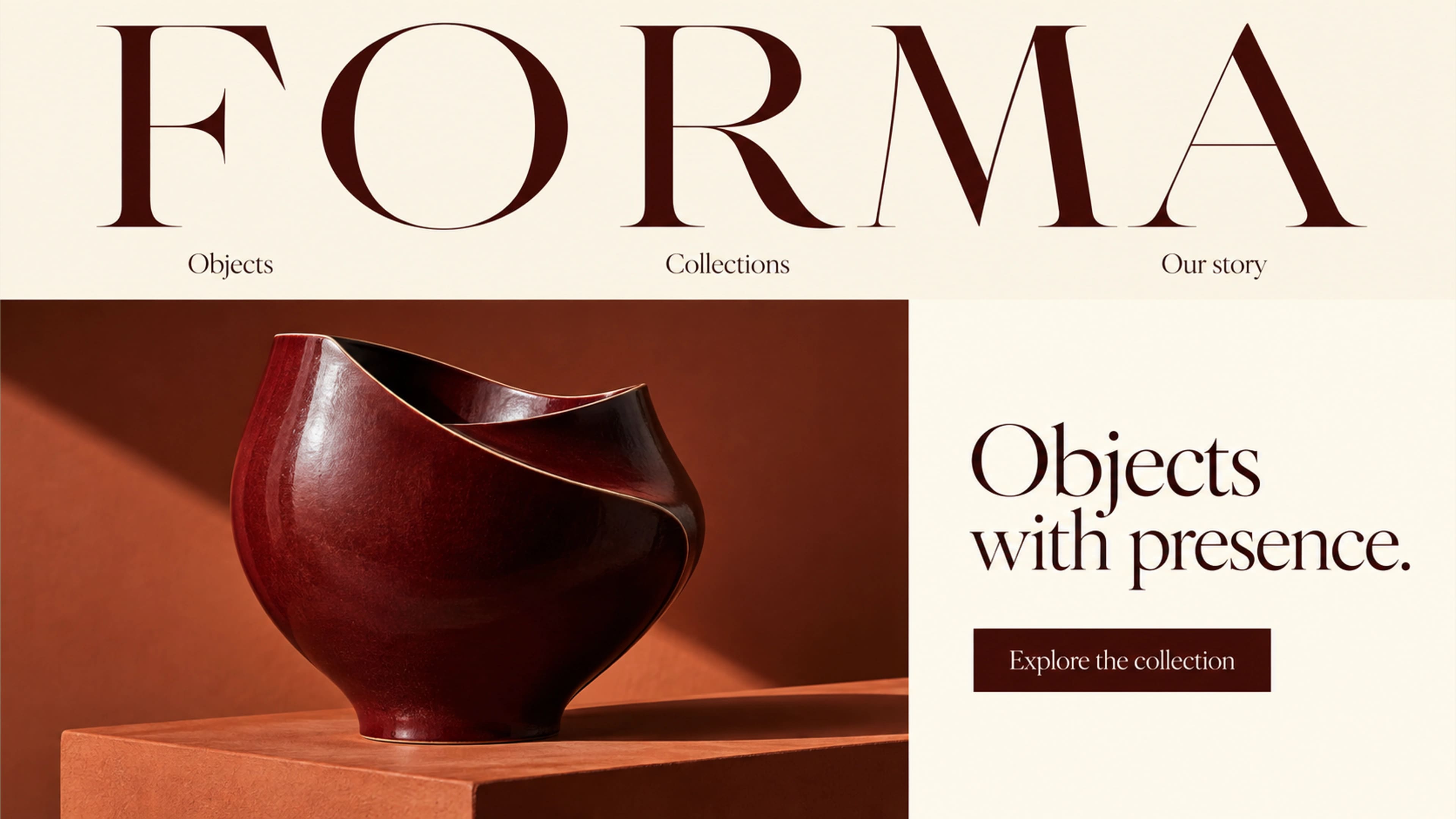 Forma: Everyday objects. Extraordinary care.