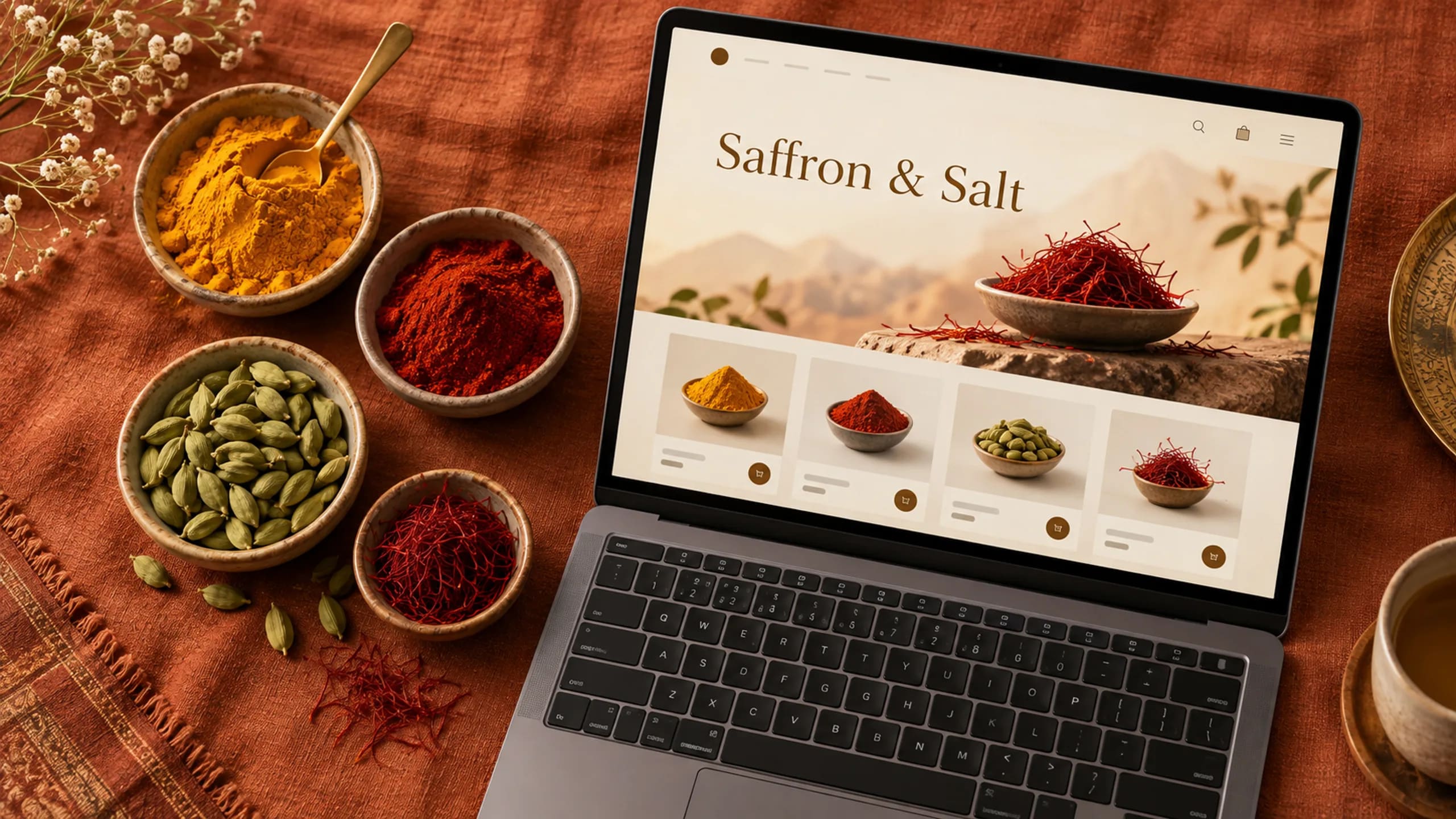 Saffron & Salt concept preview