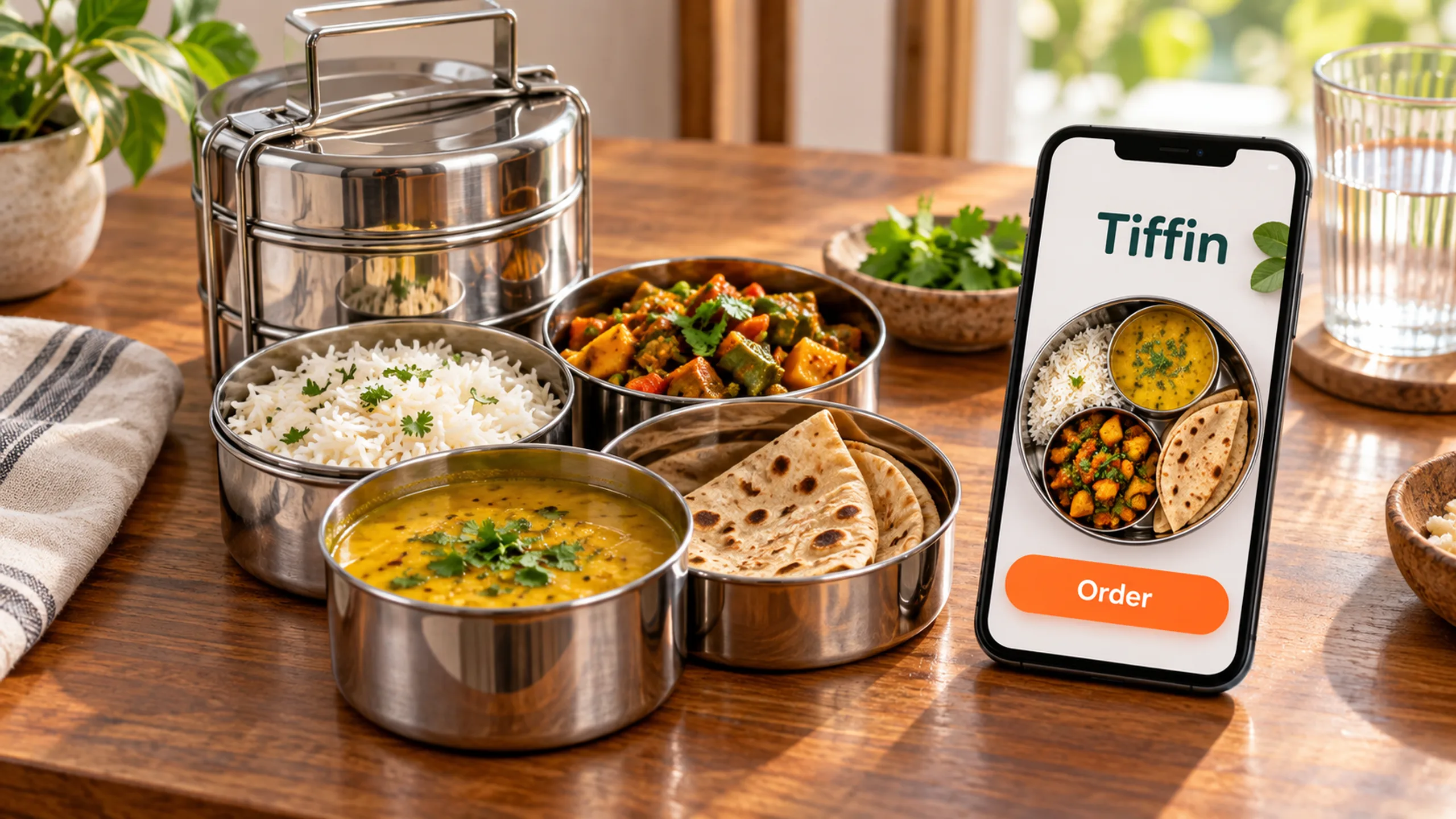 Tiffin: Home-cooked, delivered.