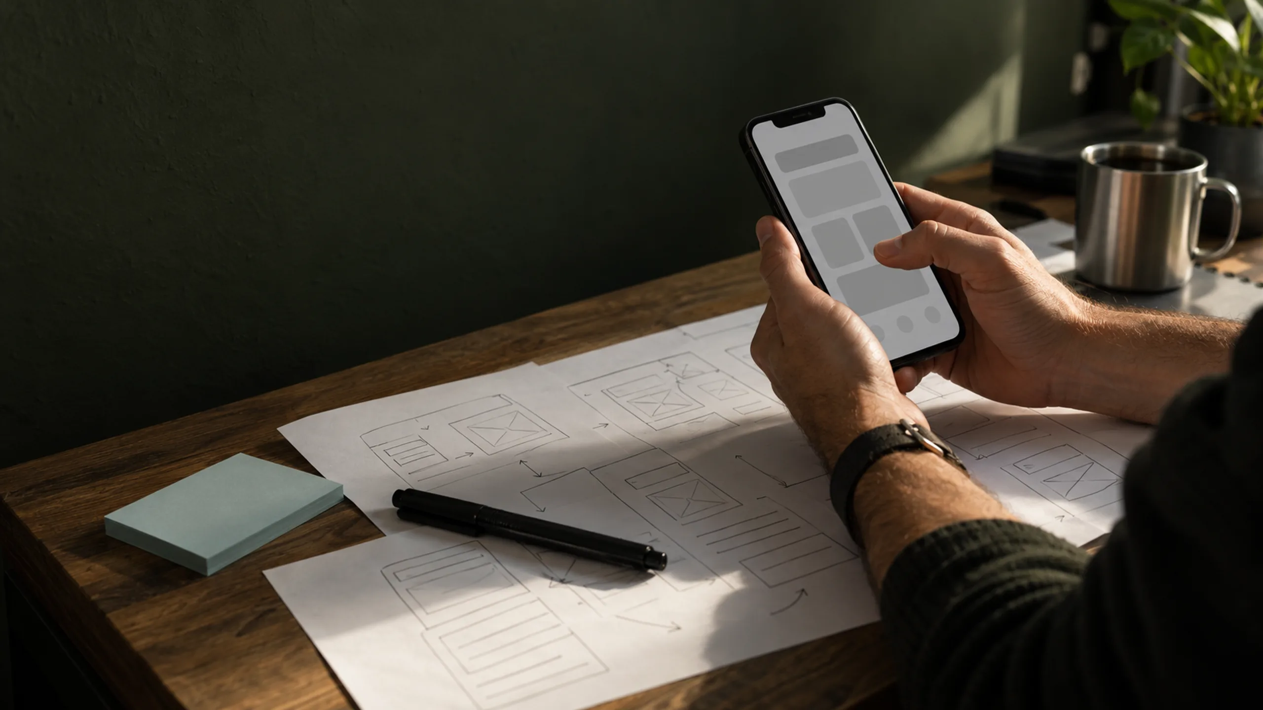 Yupsilan journal artwork: Mobile app MVP design: scope, cost drivers and process